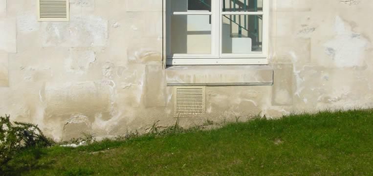 Humidité sur un mur