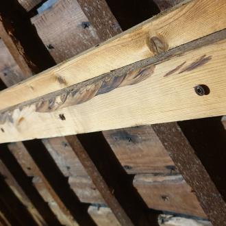 Traitement d'une charpente (faux entraits, pannes)