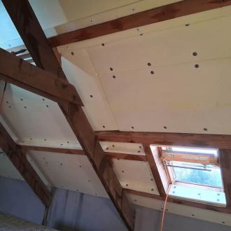 Traitement d'une charpente (chevrons et pannes)